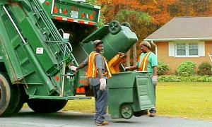 garbage pickup
